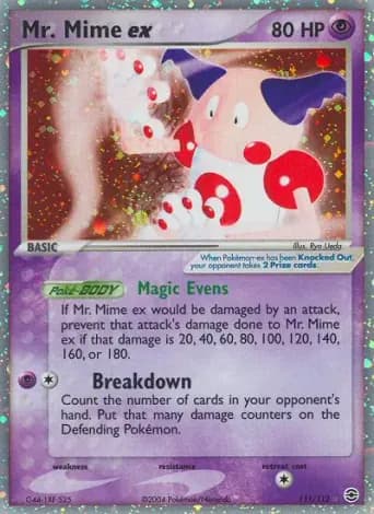 Mr. Mime ex Pokémon card #111