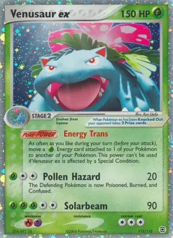 Venusaur ex Pokémon card #112