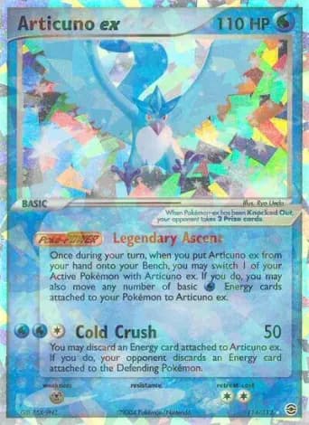 Articuno ex Pokémon card #114
