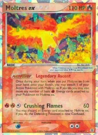 Moltres ex Pokémon card #115