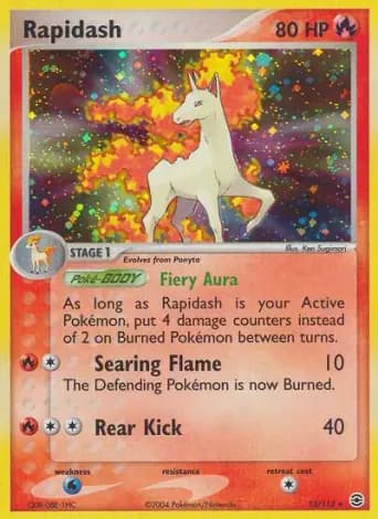 Rapidash Pokémon card #13