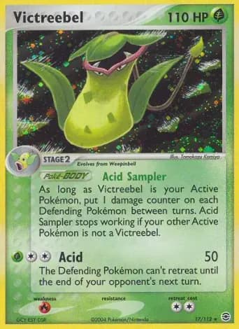 Victreebel Pokémon card #17