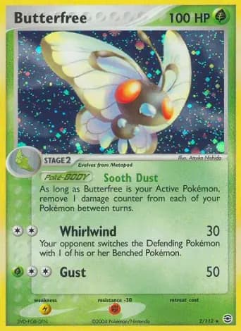 Butterfree Pokémon card #2