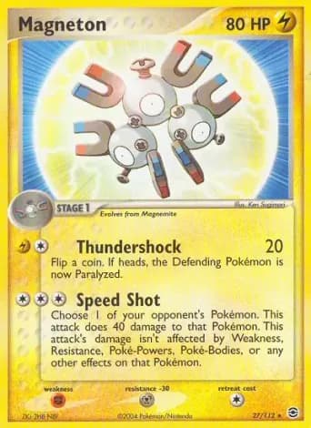 Magneton Pokémon card #27