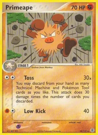Primeape Pokémon card #28