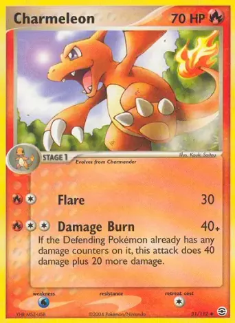 Charmeleon Pokémon card #31