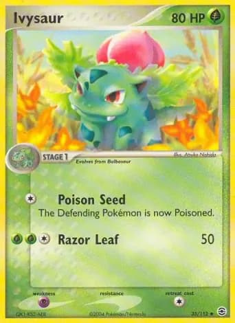 Ivysaur Pokémon card #35
