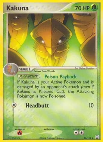 Kakuna Pokémon card #36