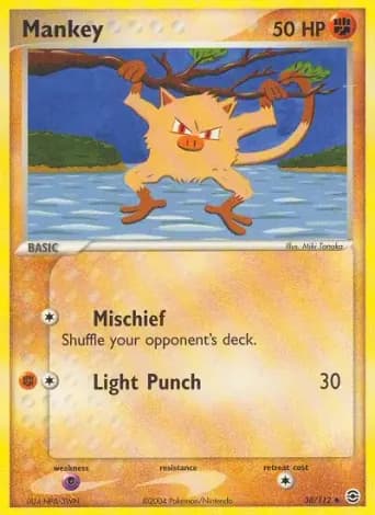 Mankey Pokémon card #38