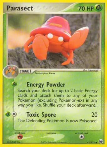 Parasect Pokémon card #43