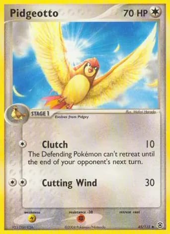 Pidgeotto Pokémon card #45