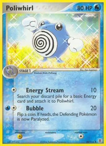 Poliwhirl Pokémon card #46