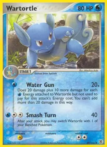 Wartortle Pokémon card #50