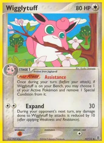 Wigglytuff Pokémon card #52