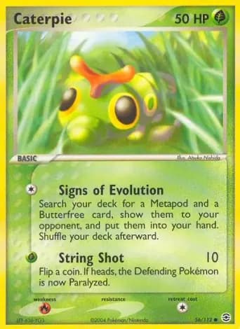 Caterpie Pokémon card #56