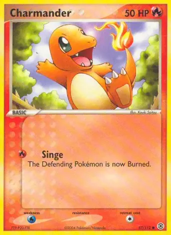 Charmander Pokémon card #57