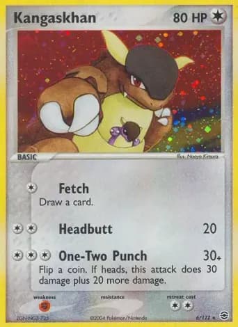Kangaskhan Pokémon card #6