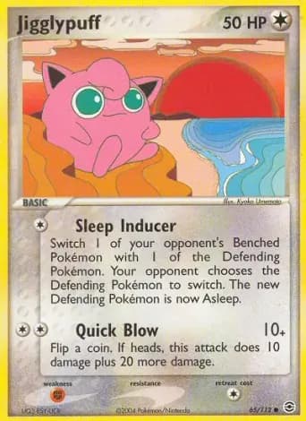 Jigglypuff Pokémon card #65