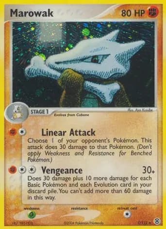 Marowak Pokémon card #7