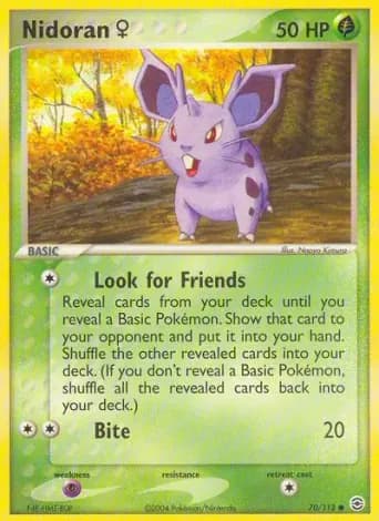 Nidoran♀ Pokémon card #70