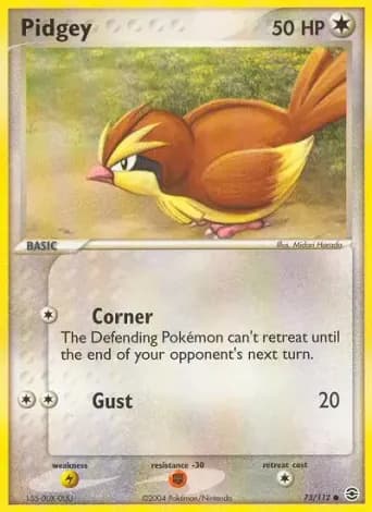 Pidgey Pokémon card #73