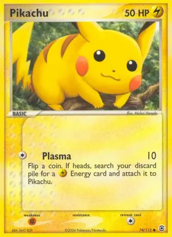 Pikachu Pokémon card #74