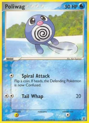 Poliwag Pokémon card #75