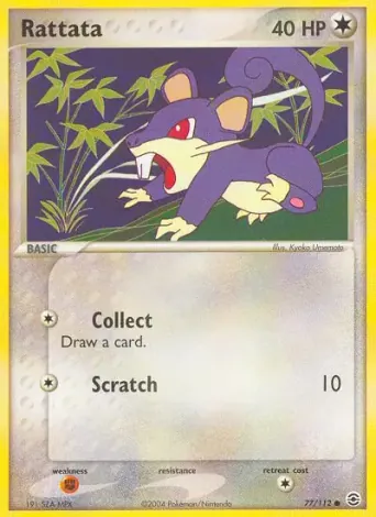 Rattata Pokémon card #77