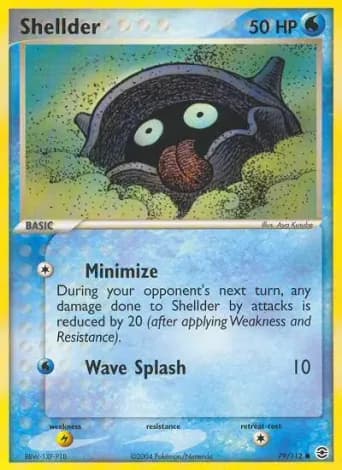 Shellder Pokémon card #79