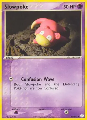 Slowpoke Pokémon card #80