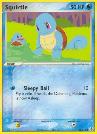 Squirtle Pokémon card #82