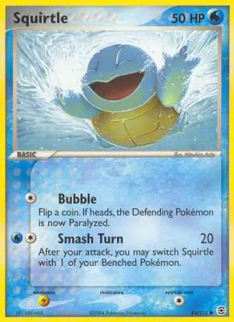 Squirtle Pokémon card #83
