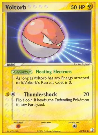 Voltorb Pokémon card #85