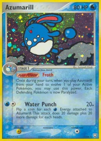 Azumarill Pokémon card #1