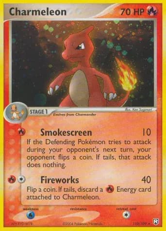 Charmeleon Pokémon card #110