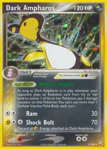 Dark Ampharos Pokémon card #2