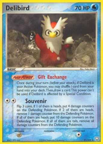 Delibird Pokémon card #21
