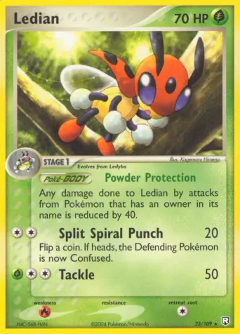 Ledian Pokémon card #23