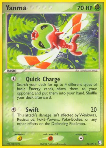 Yanma Pokémon card #28