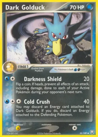 Dark Golduck Pokémon card #35