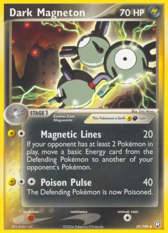 Dark Magneton Pokémon card #39
