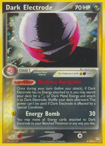 Dark Electrode Pokémon card #4