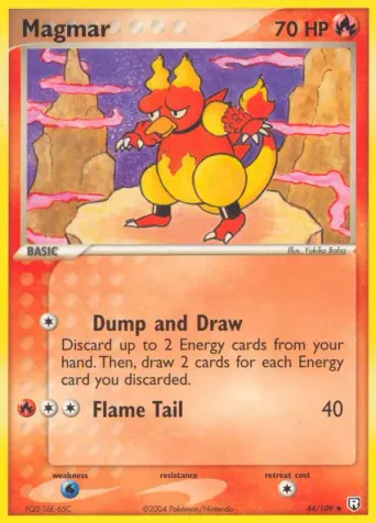 Magmar Pokémon card #44