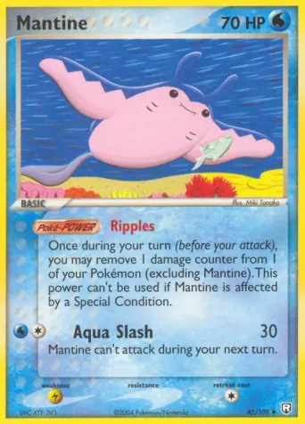 Mantine Pokémon card #45