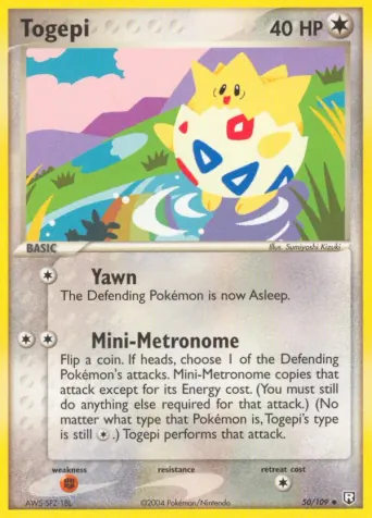 Togepi Pokémon card #50