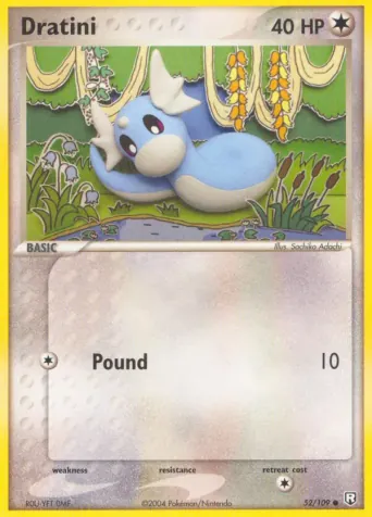 Dratini Pokémon card #52