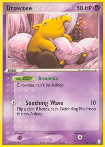 Drowzee Pokémon card #54