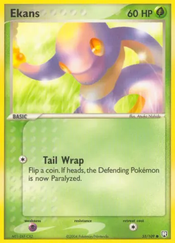 Ekans Pokémon card #55