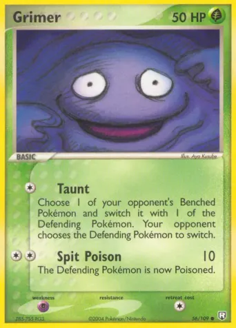 Grimer Pokémon card #56