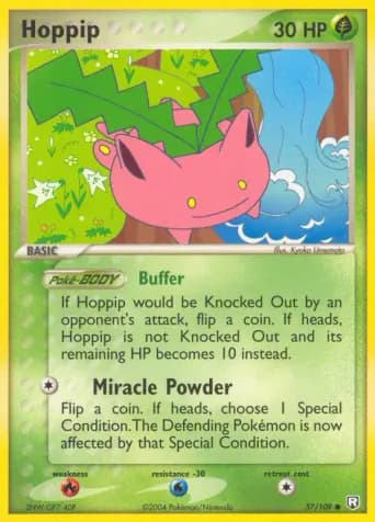 Hoppip Pokémon card #57